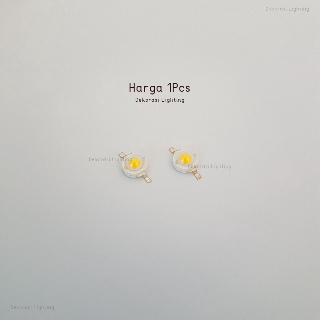 Lampu mata chip led 1 watt warm white 2700K 3000K hpl 1w dekor
