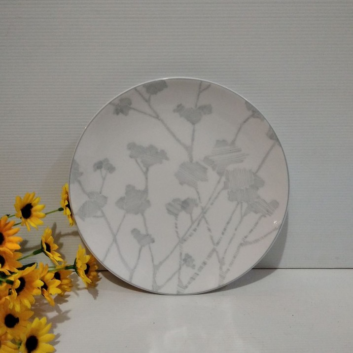 Piring Salad Motif / Piring Keramik Motif / Piring  Keramik Hias 040