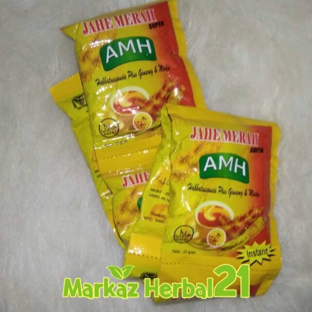 

Jahe Merah Super AMH Amanah Plus Habbatussauda Ginseng Madu