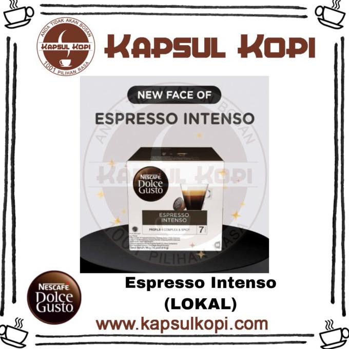 

Espresso Intenso Paket 3 Box Kapsul Kopi Nescafe Dolce Gusto Ndg