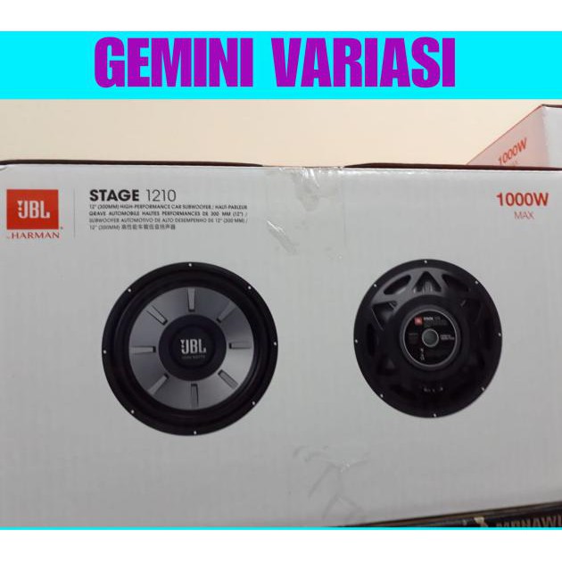 SUBWOOFER JBL STAGE 1210 DOUBLE MAGNET 1000 W
