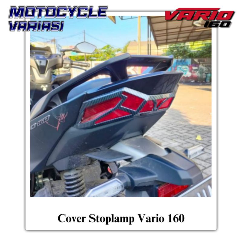 Cover Stoplamp Vario 160 Carbon Nemo Cover Lampu Belakang Carbon Vario 160 Click 160