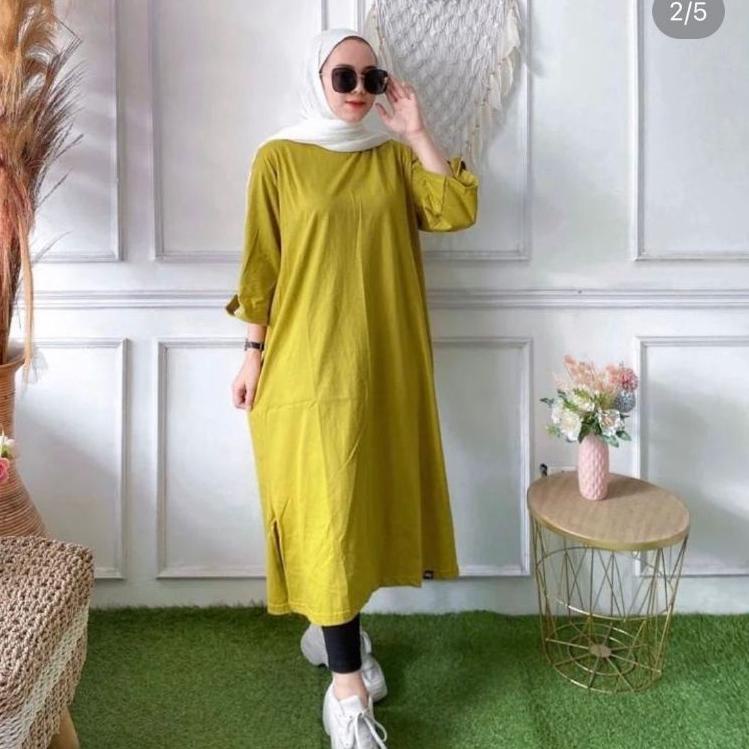 Tidak Diragukan.. MIDI DRESS COMBED / MIDI DRESS KAOS COMBED TERLARIS