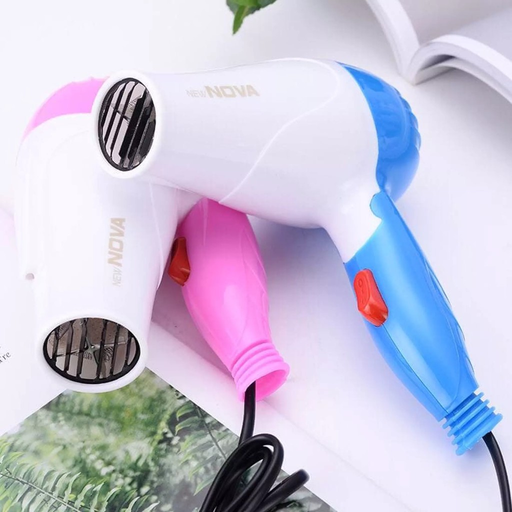 [COD] ALAT PENGERING RAMBUT PRAKTIS Nova N-1290 Hairdryer BIRU &amp; PINK | Hair Dryer NH 1290