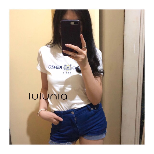 LULUNIA - KAOS KENZO PUTIH
