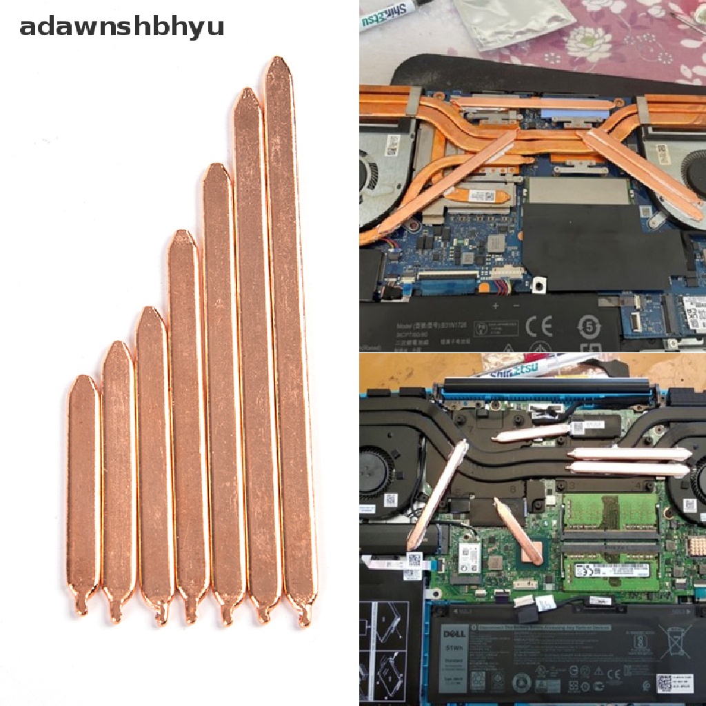 Adawnshbhyu Tabung Tembaga Diy Komputer Laptop Pendingin Notebook Pipa Panas Flat Tube 60mm-150mm