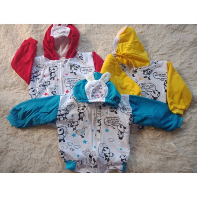 Jaket bayi motif / baju bayi / pakaian bayi laki laki dan perempuan