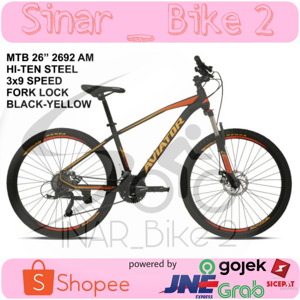 Sepeda Gunung Mtb Aviator 26Inch 2692 Am