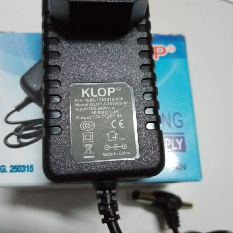 ADAPTOR 12V 1A jek T