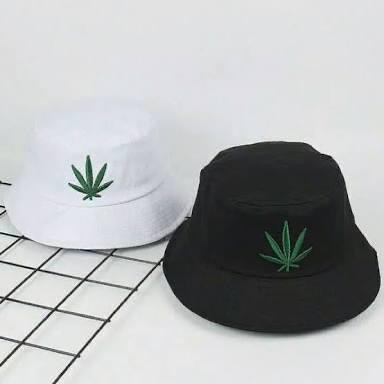 PROMO Topi bucket pria dan wanita canabis termurah unisex/realpict/bisa COD