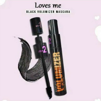 MASCARA MASKARA LOVES ME BLACK VOLUMIZER 2 STEP ORIGINAL