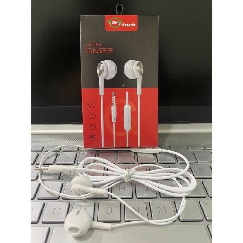 HF HEADSET/EARPHONE GMTECH GM-22 SUPERBASS STEREO SOUND JACK 3.5 UNIVERSAL