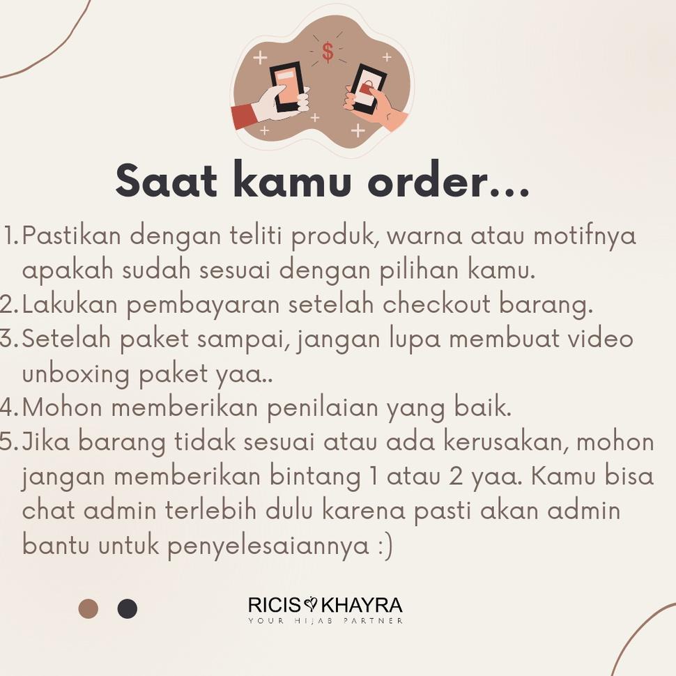 Sella Square Water resistant Voal, Hijab Anti Air –KZ.19My22o