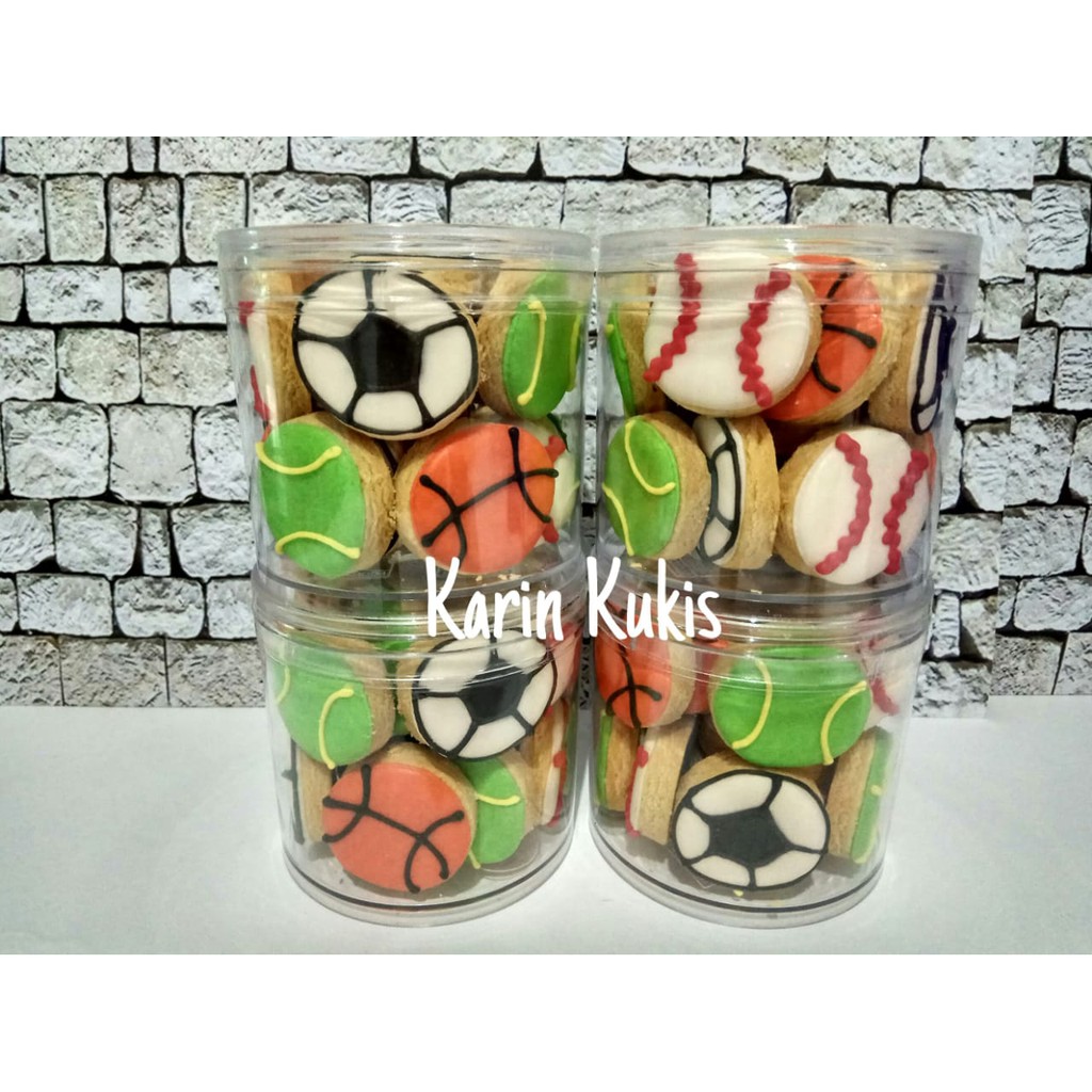 

Kukis Hias, Kukis Karakter, Fancy Cookies, Hampers Bola 250 gr