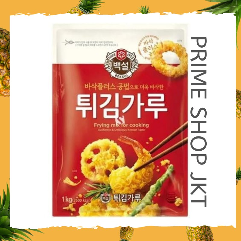 

Beksul Cj Frying Mix 1 kg For Cooking - Tepung Bumbu korea 1kg wheat flour for fry