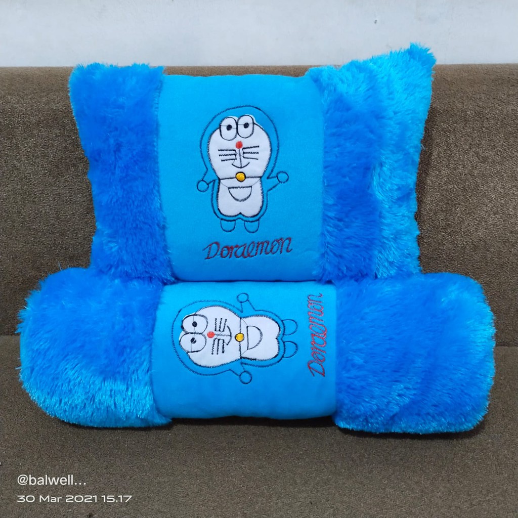 SATU SET BANTAL GULING ANAK KARAKTER KARTUN LUCU