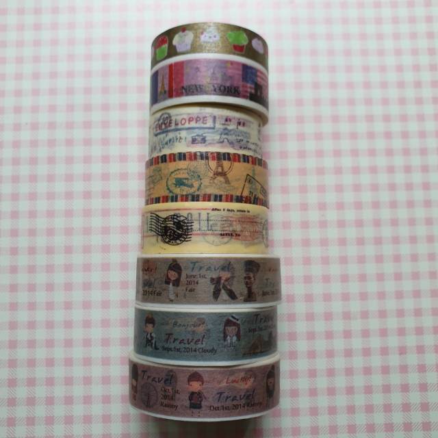 

washi tape sample for scrapbook and journal ( per meter )