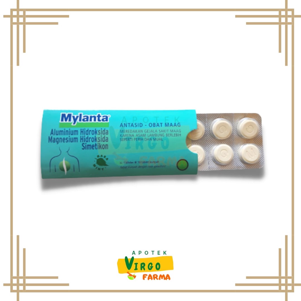 mylanta tablet - obat maag