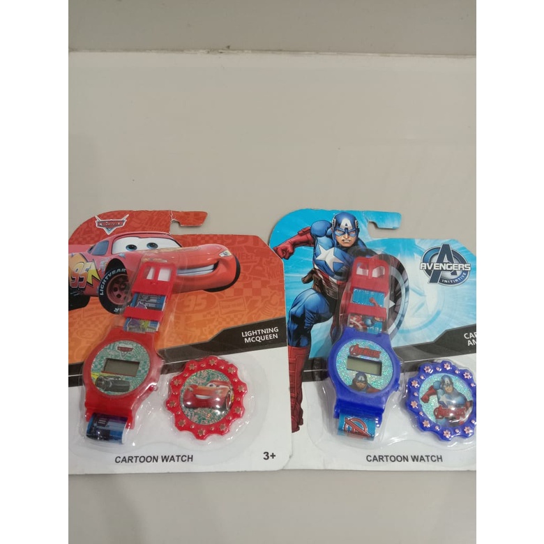 MAINAN JAM TANGAN ANAK CARTOON WATCH