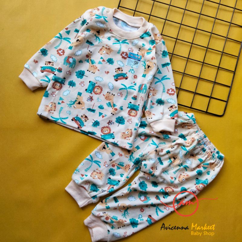 setelan piyama premium bayi 3-36 bulan