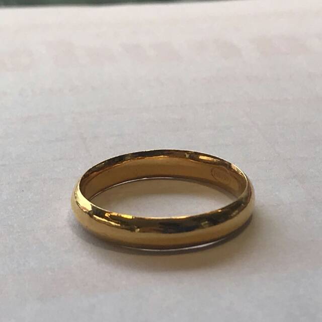 Cincin anak dan dewasa emas asli kadar 65% 16k lokal 22 0,5 1 1,5 g gr gram polos ukir belarotan