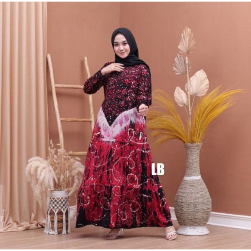 GAMIS RAYON CAP MALAMAN | BATIK CAP PEKALONGAN