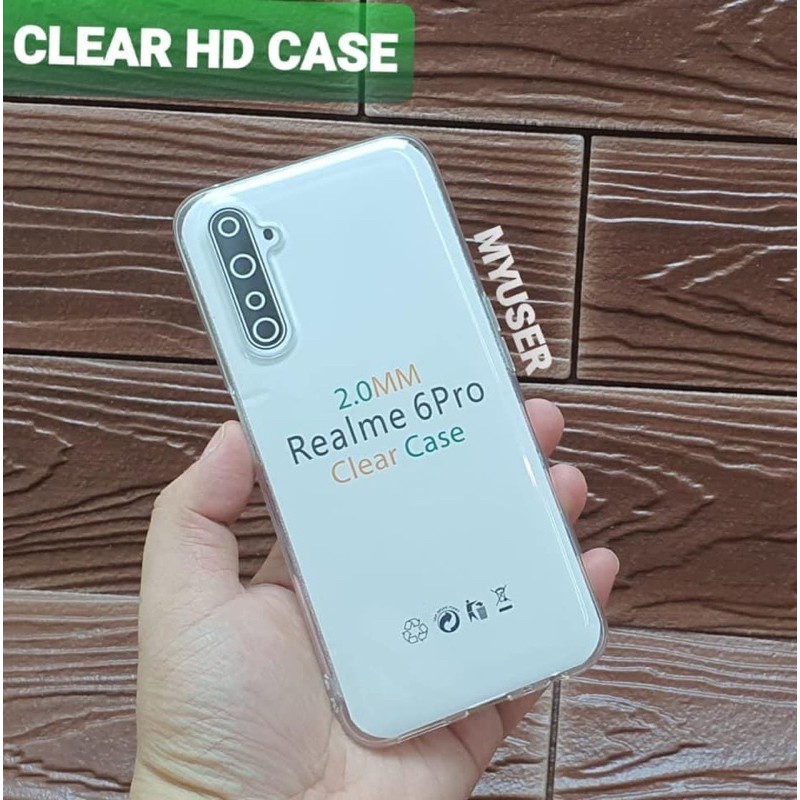 PROMO CLEAR CASE HD 2MM REALME C21Y 3 5I 5PRO 6 6PRO 7 7PRO 5S C2 C11 C12 C15 C17 C21 C25 ORIGINAL