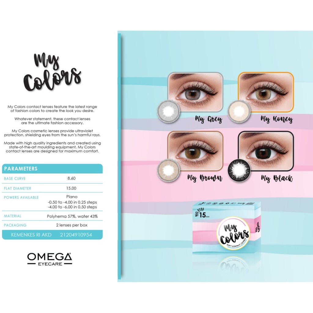 SOFTLENS MY COLORS OMEGA GROSIR