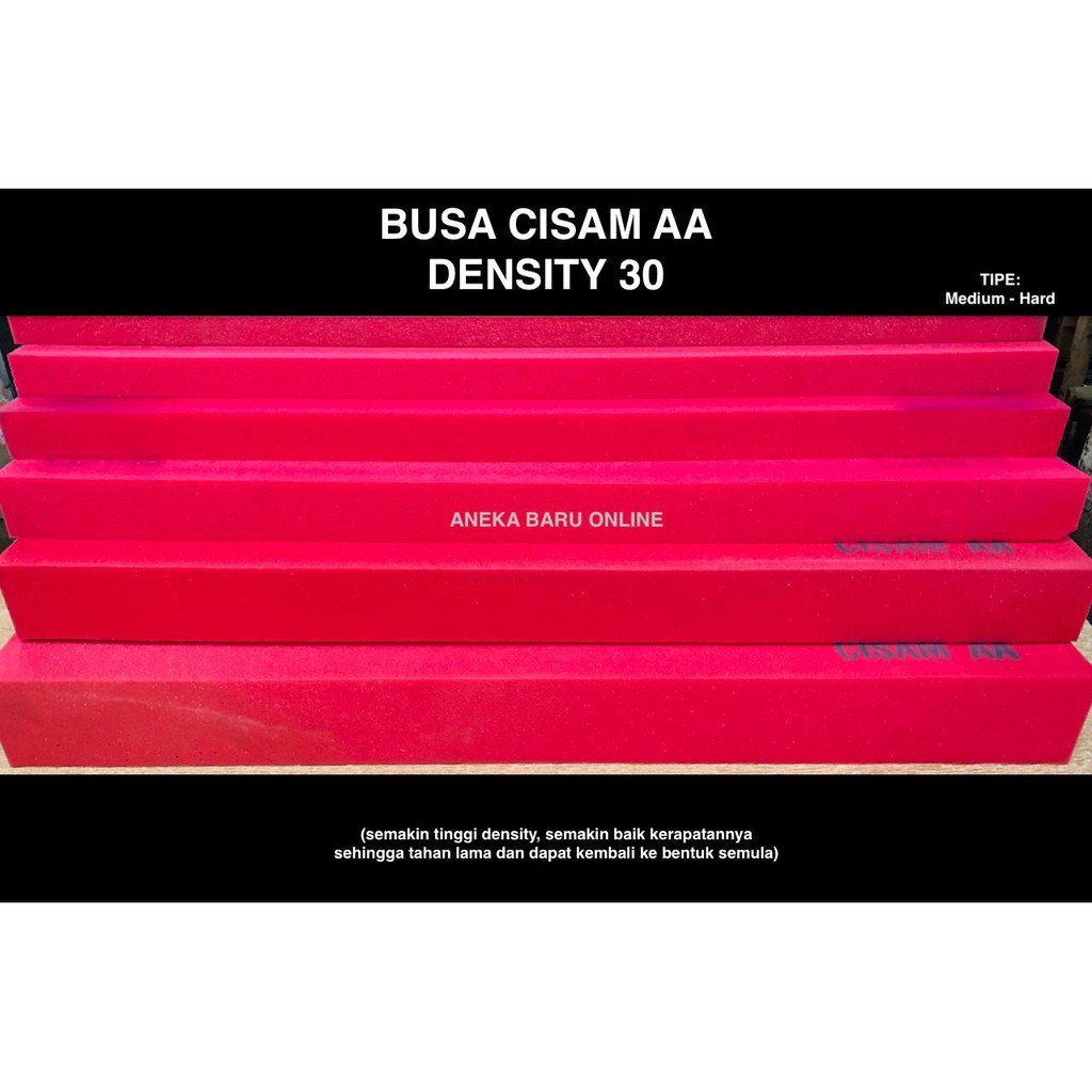 Busa Kasur Cisam AA (Density 30) - Medium to Hard - Matras, Kasur, Furniture, Jok, Sofa, dll