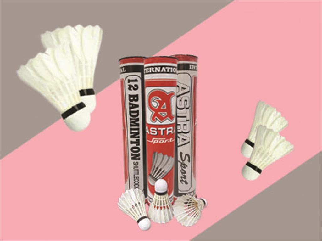 Alat Badminton/Kok Badminton/ SHUTTLECOCK Bulu Tangkis Merah