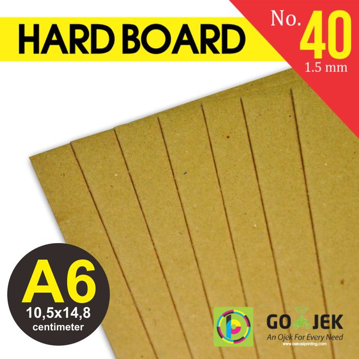 

Order Langsung Karton Yellow Hard Board No. 40 Ketebalan 1.5 mm size A6 105x148 mm Murah