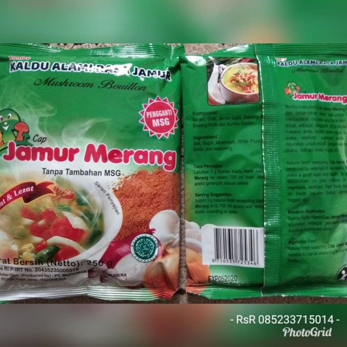 

Promo kaldu alami ekstrak jamur merang 250g Limited