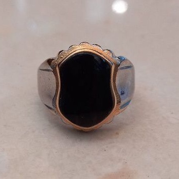 cincin trompah batu yaman habasy original.cincin akik asli.cincin batu yaman.batu yaman asli