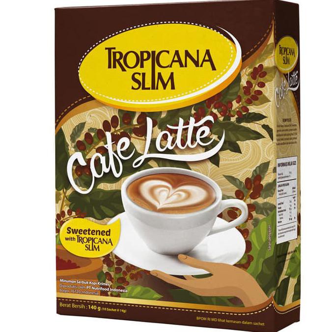 

BIG SALE! Tropicana Slim Cafe Latte (10 Sachet) - Sugar FREE