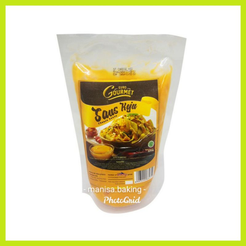 

SAUS KEJU EURO GOURMET 500 GR EURO GOURMET CHEESE SAUCE 500 GR SAUS RICHEESE