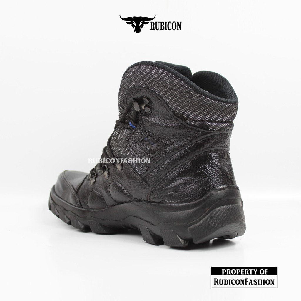 SEPATU SAFETY UJUNG BESI PRIA TACTICAL RUBICON X ZOOM KULIT ASLI PREMIUM QUALITY