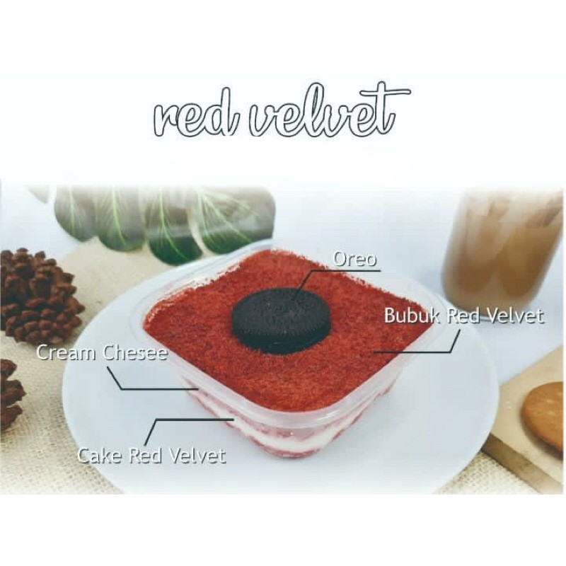 

Red Velvet Dessert Box (350ml)