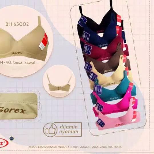 SOREX Bra Sport 65002 Busa tipis Pakai Kawat Sorex Original
