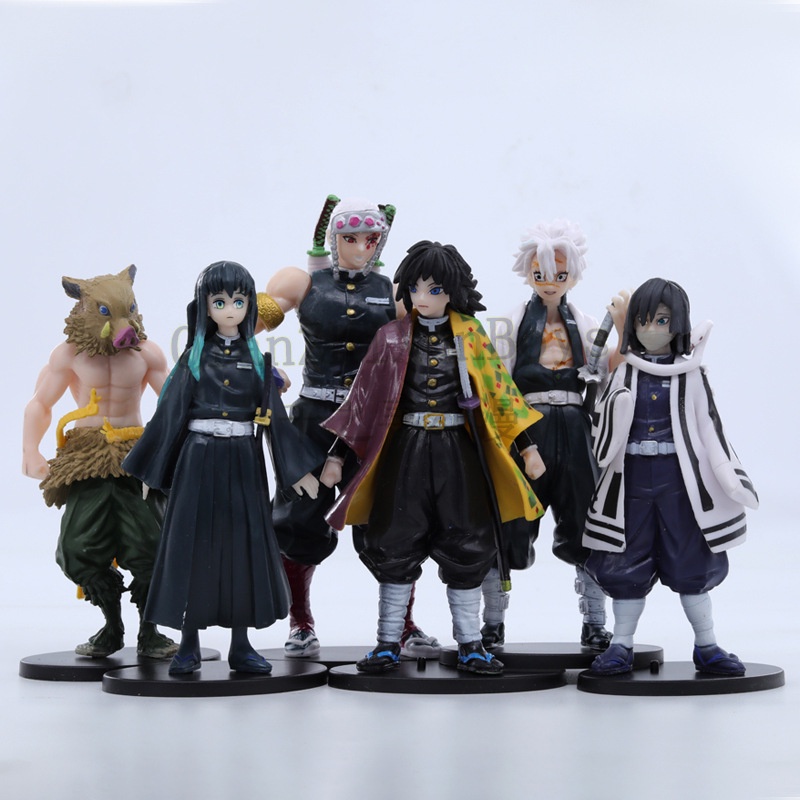 Action figure model Anime Demon Slayer Kimetsu No Yaiba Untuk Dekorasi