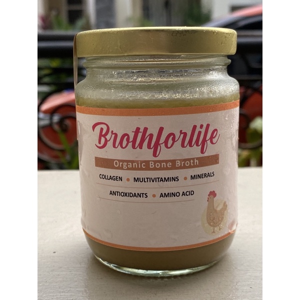 

brothforlife chicken bonebroth jar 200 ml