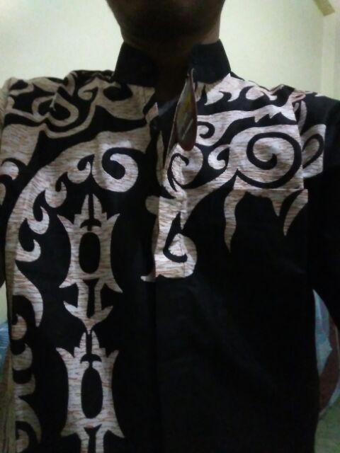 Kemeja Batik Pria Lengan Panjang Size M L Xl Xxl Bswart Batik Hrb026