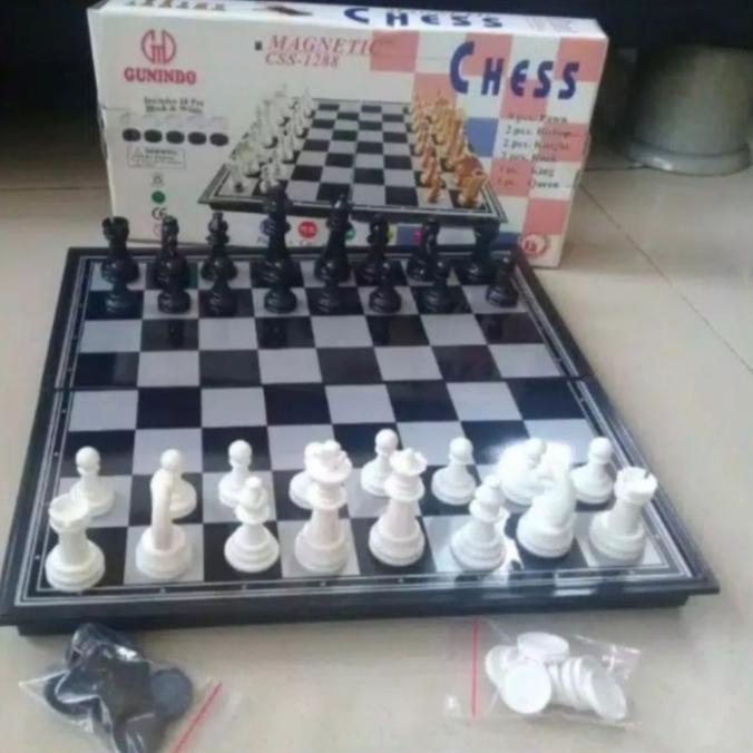 Lucu Catur Magnet Besar / Papan Catur Magnet Murah Berkualitas