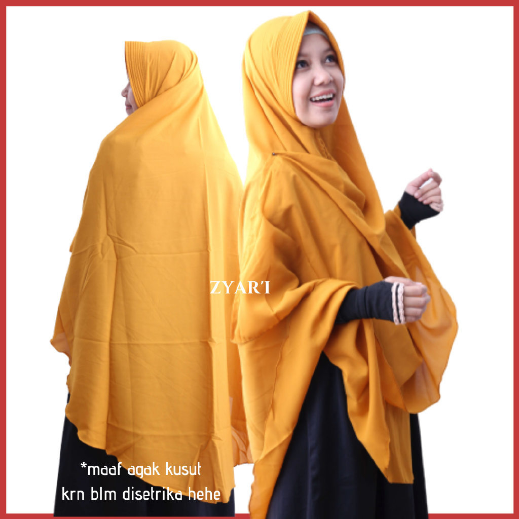 Jilbab Instan Belah Jumbo Syari