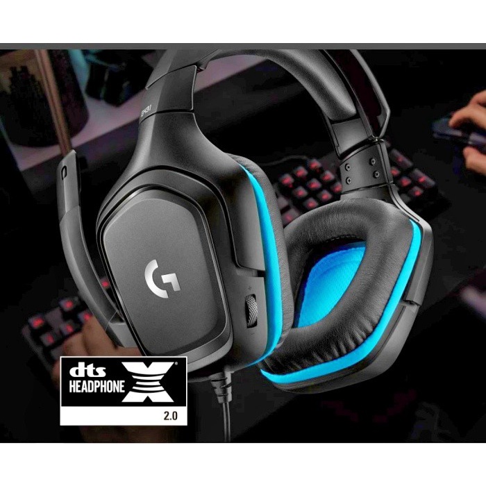 Headset Gaming Logitech G431 7.1 Surround Sound