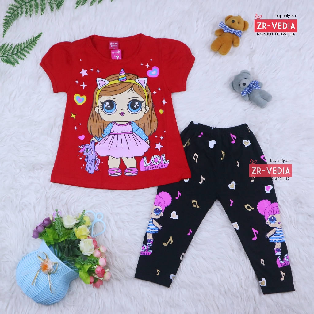 Setelan Mickey Mouse LOL uk 5 6 Tahun Baju Anak Setelan Mickey Mouse LOL uk 5 6 Tahun Baju Anak