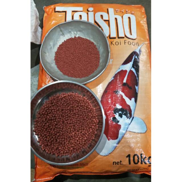 Pelet Merah Taisho makanan Koi per 1 kg