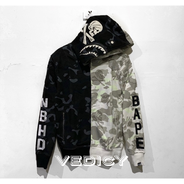 a bathing ape shark hoodie