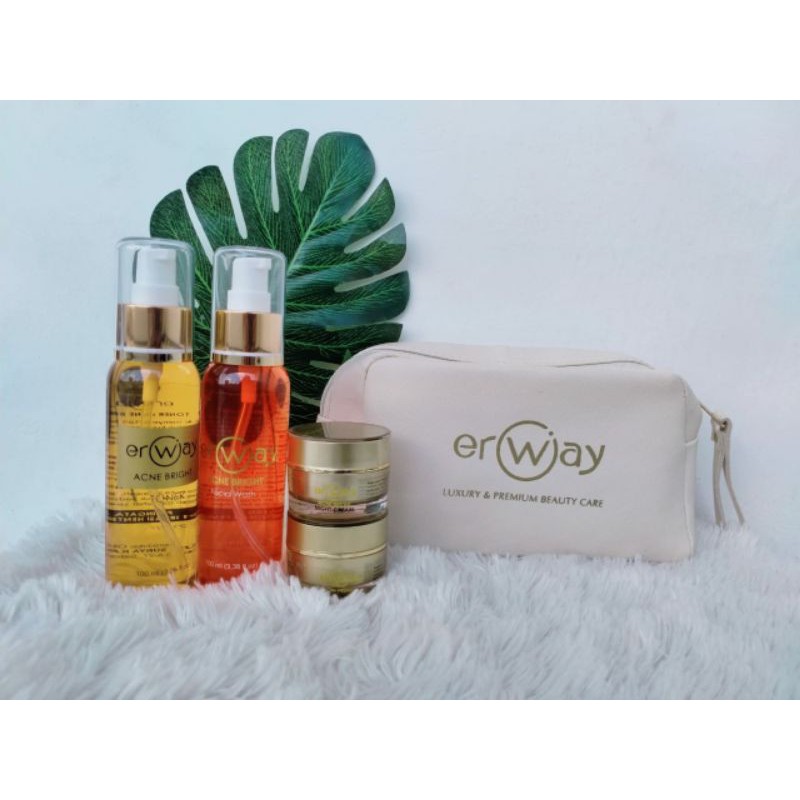 Erway  paket Acne Bright premium ( Bpom )
