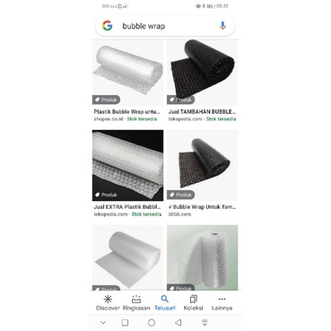 

ektra bublewrap/kardus untuk packing kiriman