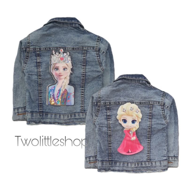 JAKET JEANS ANAK FROZEN/ ELSA